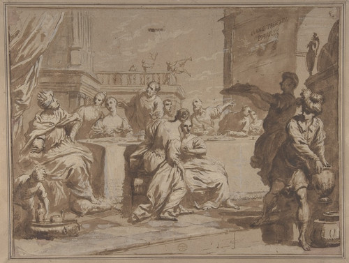 Digital Print - The Feast of Belshazzar by Antonio Gionima