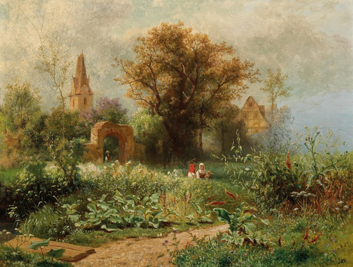 Digital Print - A Summer Day by Johann Kautsky