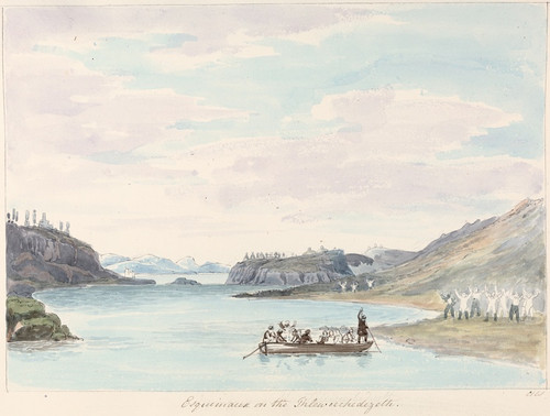 Digital Print - Interview with the Esquimaux of the Thleweechodezeth by Charles Hamilton Smith
