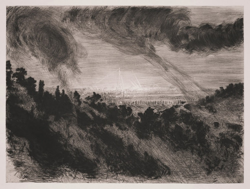 Digital Print - L'Eposition universelle vue de Meudon by Charles Paul Renouard