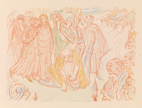 Digital Print - The Kiss of Judas by James Ensor