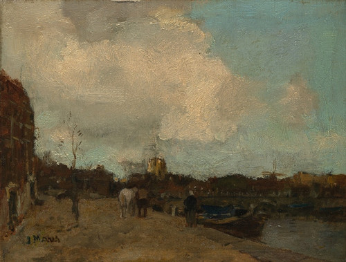 Digital Print - Canal Side by Jacob Maris
