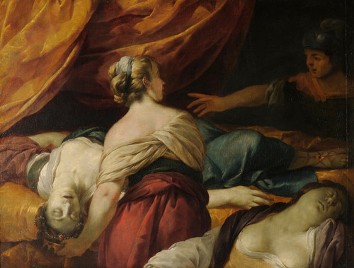 Digital Print - La mort de Cloptre by Jacques Blanchard