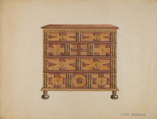 Digital Print - Chest of Drawers by Lorenz Rothkranz