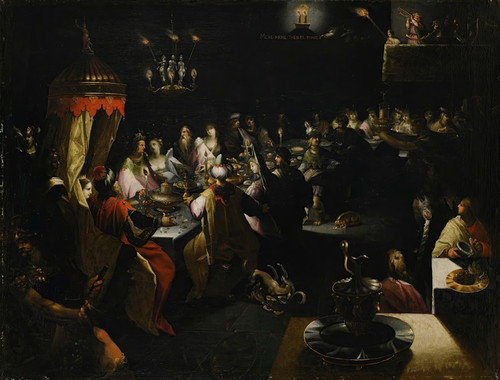 Digital Print - The Feast Ofbelshazzar by Follower Ofjan Harmensz. Muller Digital Print - The Feast Ofbelshazzar by Follower Ofjan Harmensz. Muller