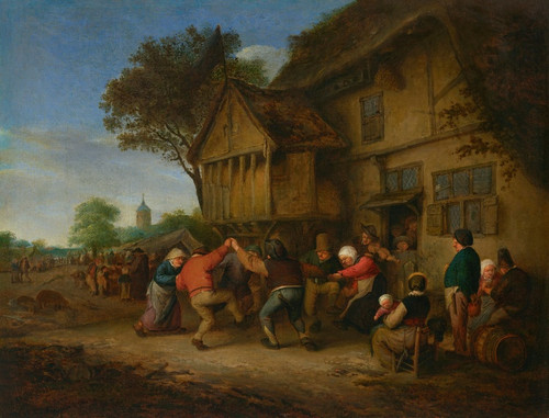 Digital Print - A Kermesse by Adriaen van Ostade