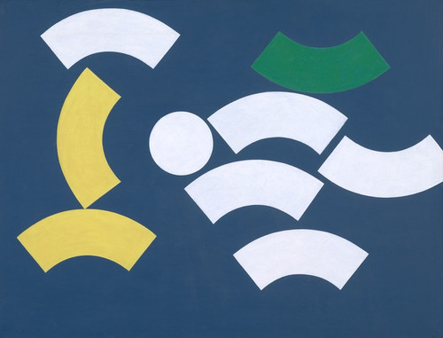 Digital Print - Composition with Circle and Circle Segments by Sophie Taeuber-Arp