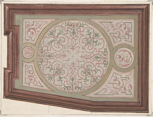 Digital Print - Design for Ceiling, Htel Hope by Jules-Edmond-Charles Lachaise