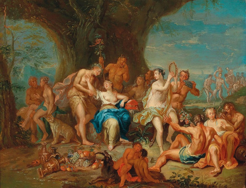 Digital Print - Bacchus and Ariadne on Naxos by Franz Christoph Janneck