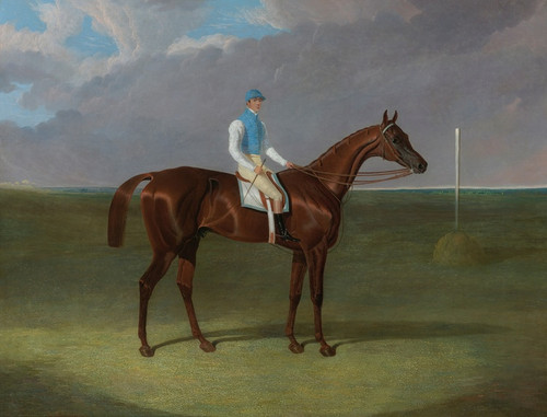 Digital Print - Mr. Ridsdale And Mr. Gully's St. Giles With William Scott Up by John Frederick Herring Snr.