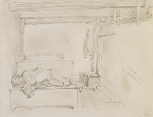 Digital Print - A la Ferme de Maladrie by James Abbott McNeill Whistler