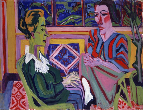 Digital Print - Woman And Girl by Albert Mller