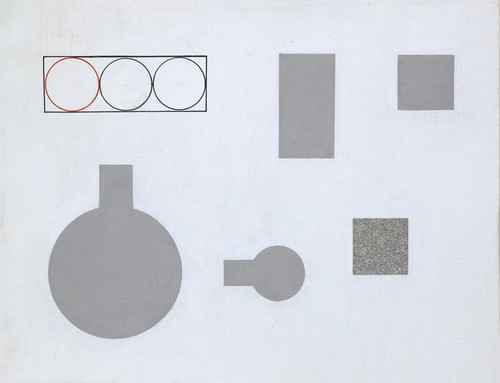 Digital Print - Composition with Rectangles and Circles by Sophie Taeuber-Arp