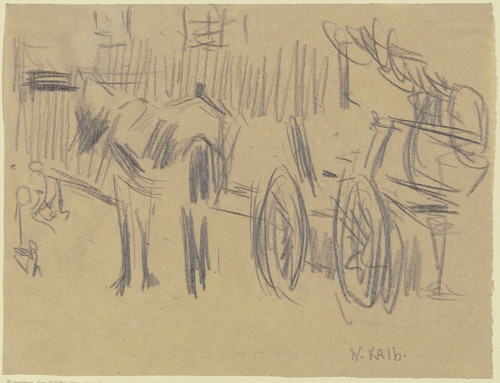 Digital Print - Horse and cart by Wilhelm Kalb Digital Print - Horse and cart by Wilhelm Kalb