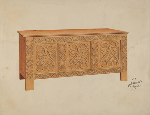 Digital Print - Blanket Chest by Lawrence Flynn Digital Print - Blanket Chest by Lawrence Flynn