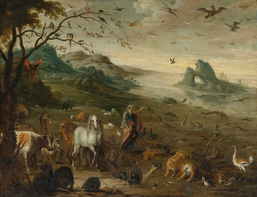 Digital Print - God Creating The Animals Of The World by Isaac Van Oosten Digital Print - God Creating The Animals Of The World by Isaac Van Oosten