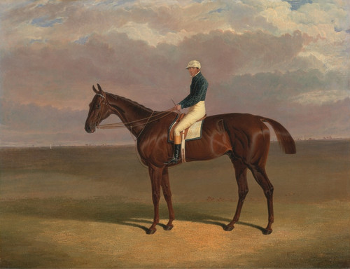 Digital Print - Margrave' with James Robinson Up by John Frederick Herring Snr.