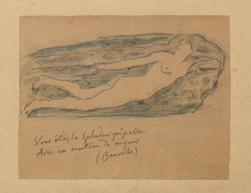 Digital Print - Vous tiez la splendeur qui passe avec un manteau de rayons by Henri Cros
