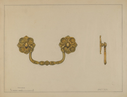 Digital Print - Drawer Pull by Janet Riza