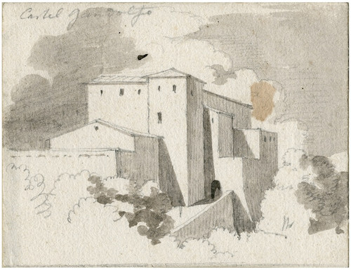 Digital Print - Castel Gandolfo, bij Rome by David Humbert de Superville