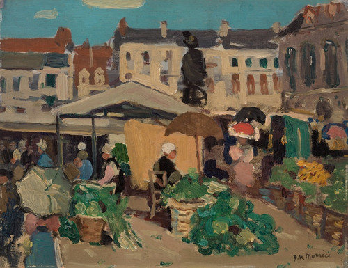 Digital Print - Market Scene by James Wilson Morrice