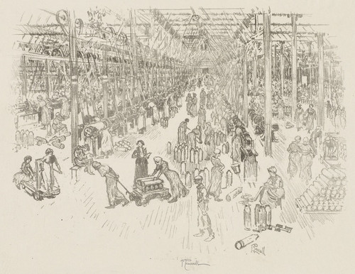 Digital Print - The Bay of the Thousand Girls by Joseph Pennell