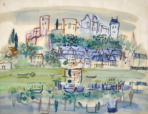 Digital Print - Chinon by Raoul Dufy