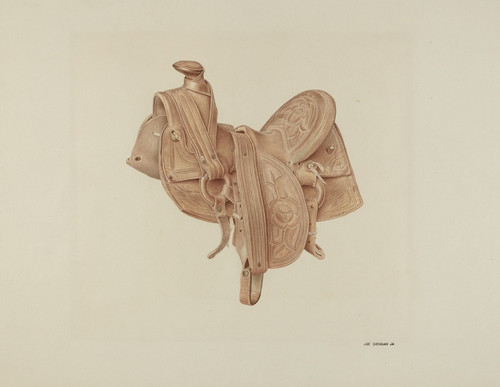Digital Print - Saddle by Joe Brennan