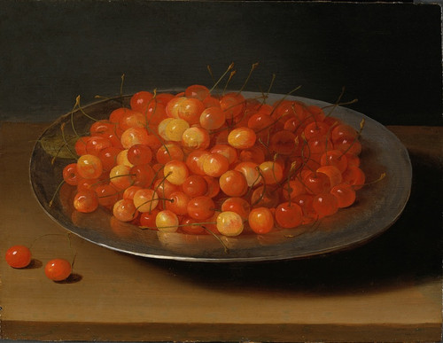 Digital Print - Still Life with Cherries by Osias Beert the Elder