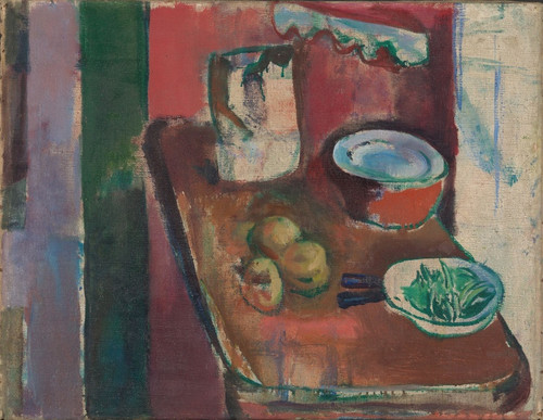 Digital Print - The Red Kitchen by Ludvig Karsten