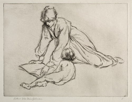 Digital Print - The Sun Bath by Arthur William Heintzelman