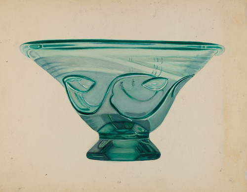 Digital Print - Bowl by Isidore Steinberg