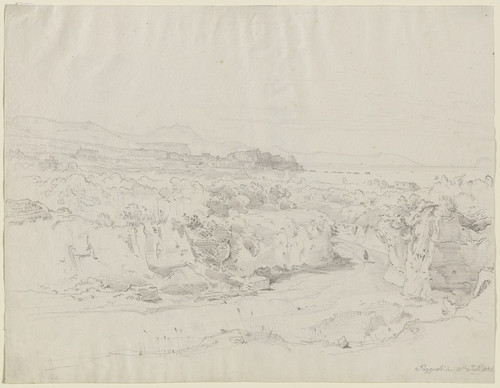 Digital Print - View of Pozzuoli by Ernst Fries
