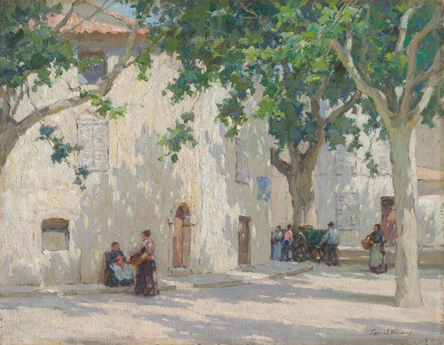 Digital Print - A street corner, Cassis, near Marseille by Terrick John Williams