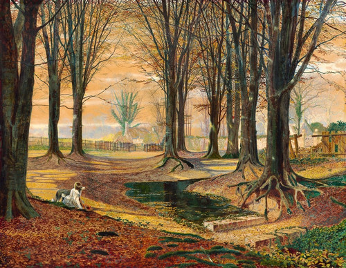 Digital Print - Beechwood by John Atkinson Grimshaw
