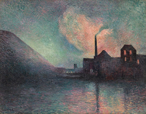 Digital Print - Couillet, La Nuit by Maximilien Luce