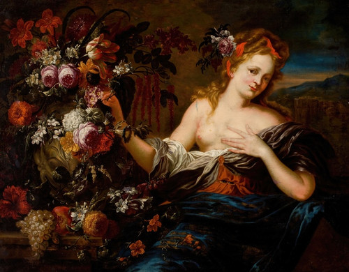 Digital Print - Flora - An Allegory of Spring by Gaspar Peeter Verbruggen the Elder