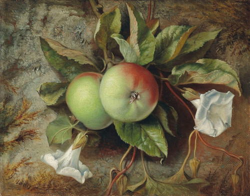 Digital Print - Autumn; Apples and convolvulus by Edward John Poynter