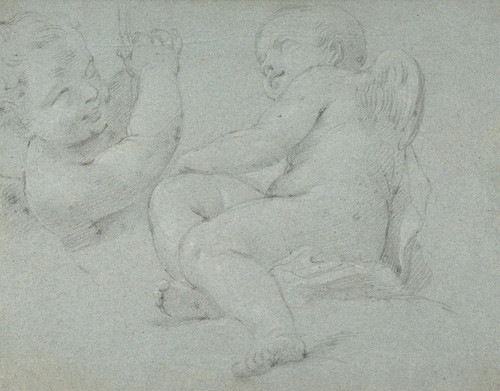 Digital Print - Two Putti by Jacopo Guarana
