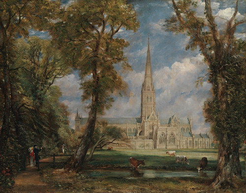 Digital Print - Salisbury Cathedral from the Bishop's Grounds by John Constable
