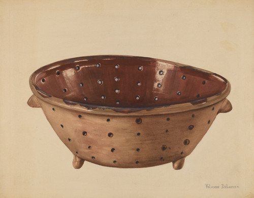 Digital Print - Colander by Yolande Delasser Digital Print - Colander by Yolande Delasser