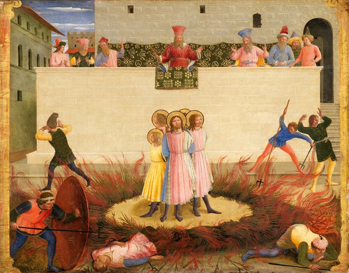 Digital Print - Saints Cosmas and Damian and their Brothers Surviving the Stake by Fra Angelico
