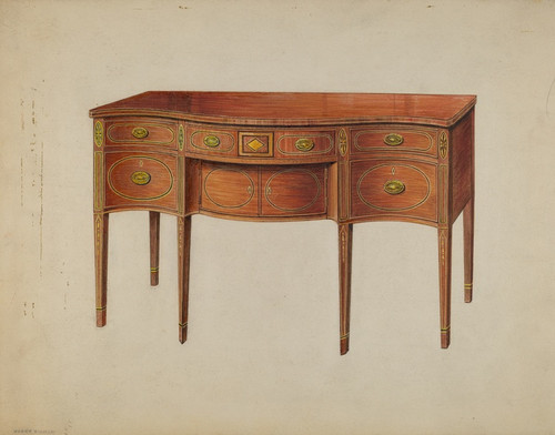 Digital Print - Sideboard by Harry Eisman