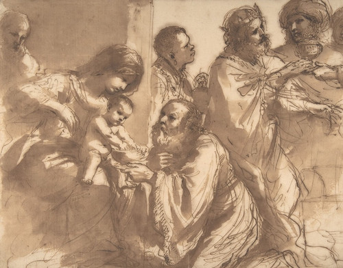 Digital Print - The Adoration of the Magi by Guercino