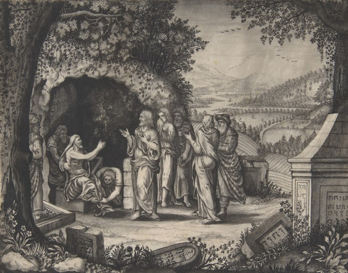 Digital Print - The Raising of Lazarus by Matthias Deigle