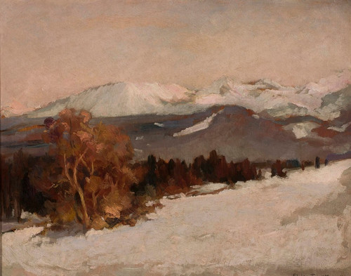 Digital Print - Mountain landscape in winter by Stefan Filipkiewicz