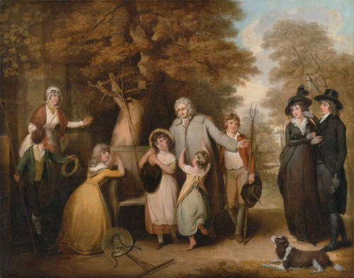 Digital Print - The Benevolent Heir Or The Tenant Restored To His Family by William Redmore Bigg