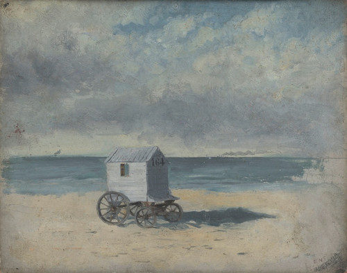 Digital Print - Bathing Hut on the Beach by James Ensor