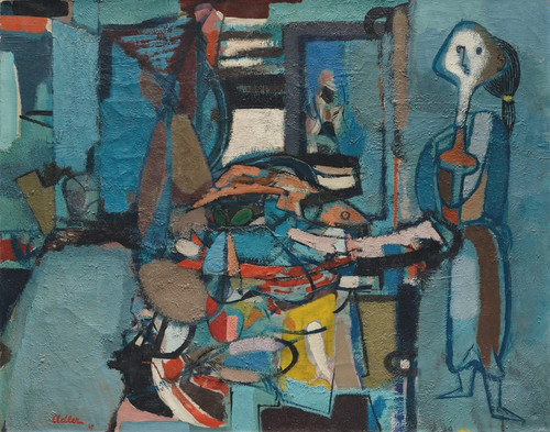 Digital Print - La Poissonnire by Jankel Adler