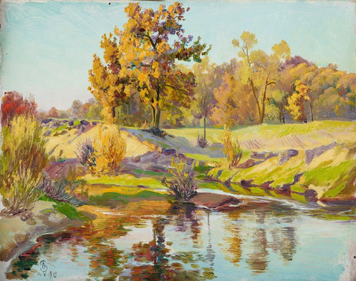 Digital Print - Sunny Autumn by Ambroy Sabatowski